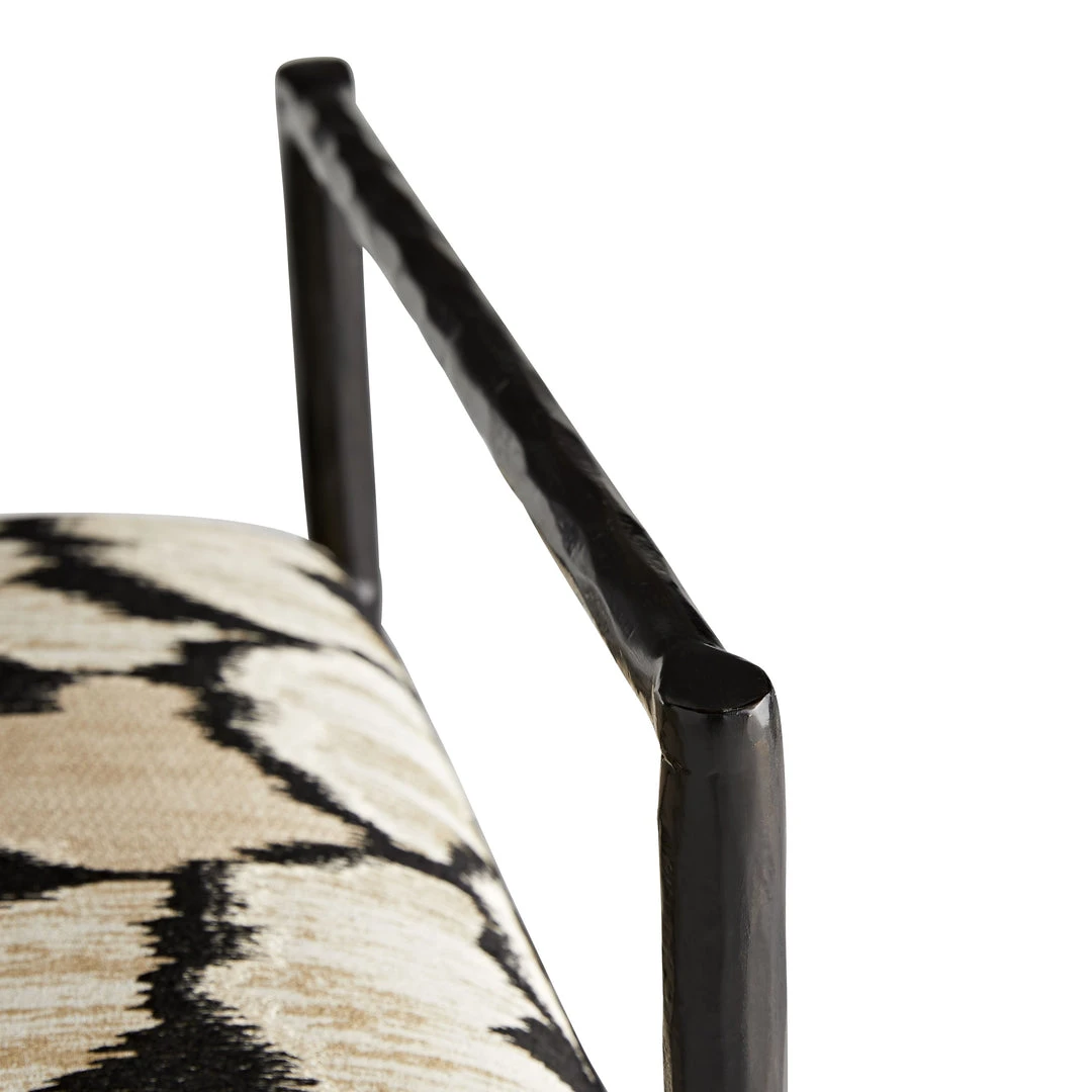 Arteriors Home Barbana Bench Ocelot Embroidery New Arrivals 6 Arteriors Home Barbana Bench Ocelot Embroidery New Arrivals