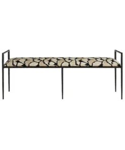 Arteriors Home Barbana Bench Ocelot Embroidery New Arrivals 13 Arteriors Home Barbana Bench Ocelot Embroidery New Arrivals