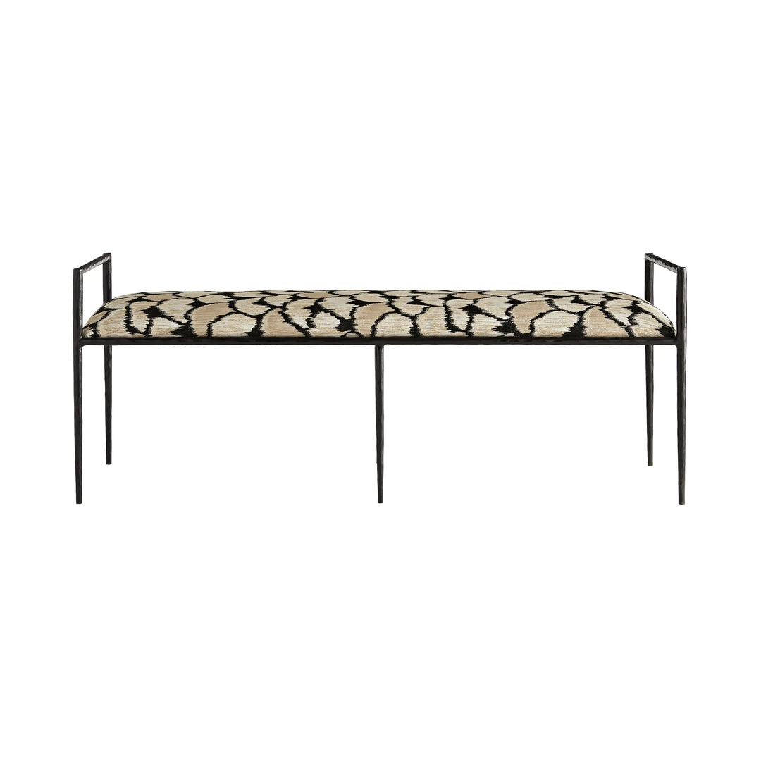 Arteriors Home Barbana Bench Ocelot Embroidery New Arrivals 5 Arteriors Home Barbana Bench Ocelot Embroidery New Arrivals