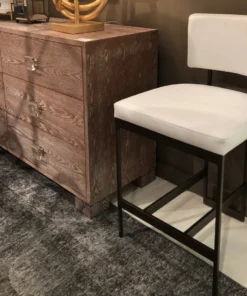 Worlds Away New Arrivals Baylor Counter Stool Bronze And White Vinyl 7 Worlds Away New Arrivals Baylor Counter Stool Bronze And White Vinyl