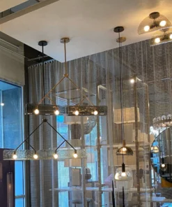 Arteriors Home Bend Linear Pendant Smoke Brass 17 Arteriors Home Bend Linear Pendant Smoke Brass