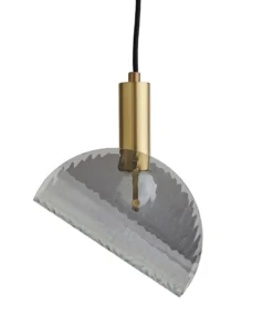 Arteriors Home New Arrivals Bend Pendant Smoke Brass