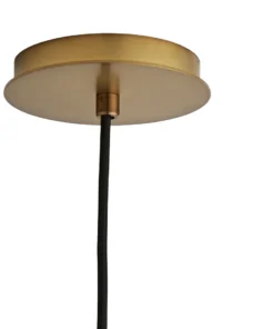 Arteriors Home Bend Pendant Amber Brass New Arrivals