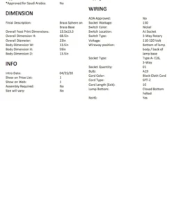 Arteriors Home Charles Floor Lamp