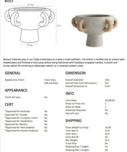 Arteriors Home Clyde Centerpiece New Arrivals