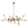 Arteriors Home Dallas Medium Chandelier Vintage Brass New Arrivals