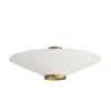 Arteriors Home Decker Semi Flush Antique Brass 1 Arteriors Home Decker Semi Flush Antique Brass