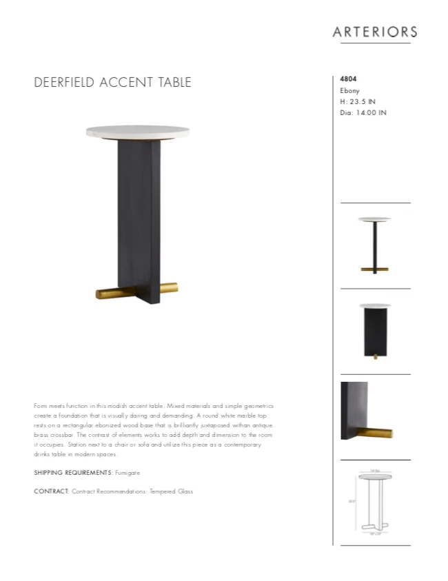 Arteriors Home Deerfield Accent Table New Arrivals 12 Arteriors Home Deerfield Accent Table New Arrivals