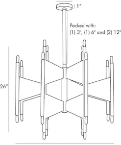 Arteriors Home Deskins Chandelier New Arrivals