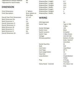 Arteriors Home Domingo Lamp