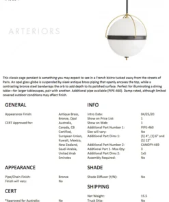 Arteriors Home New Arrivals Dorothy Pendant 29 Arteriors Home New Arrivals Dorothy Pendant