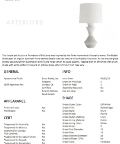 Arteriors Home Dottie Lamp 16 Arteriors Home Dottie Lamp