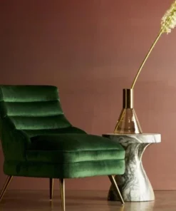 Arteriors Home Dune Chair Emerald Velvet