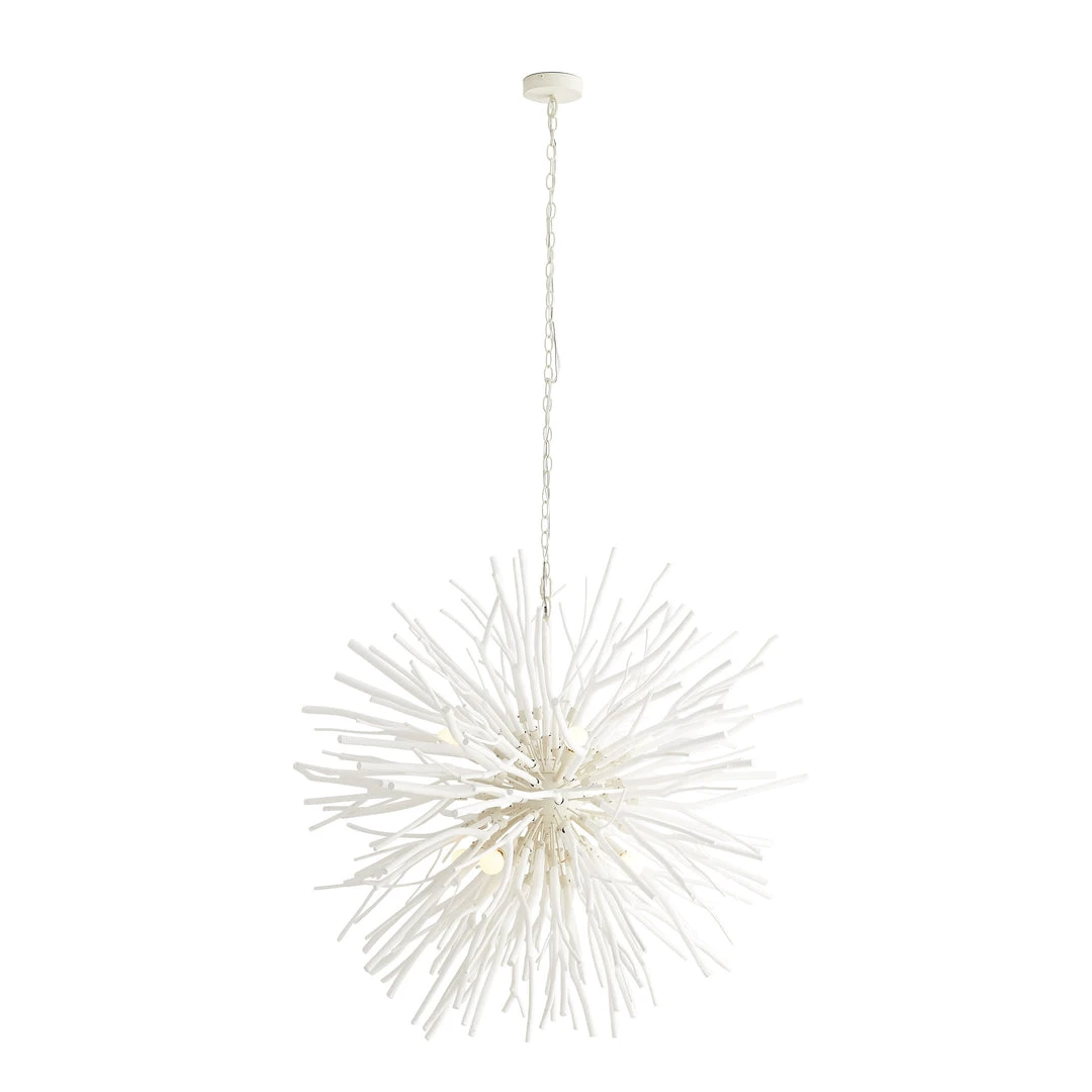Arteriors Home Finch Chandelier White 11 Arteriors Home Finch Chandelier White