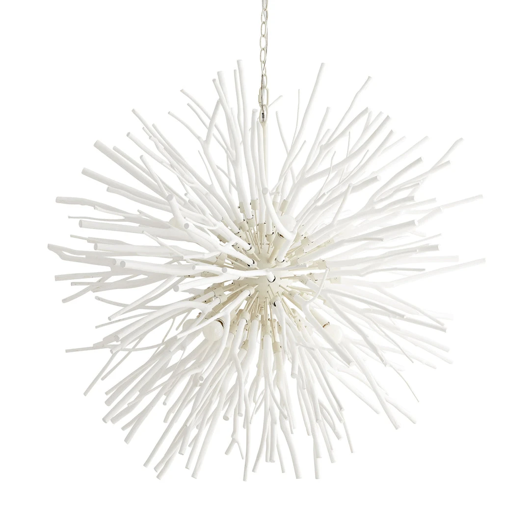 Arteriors Home Finch Chandelier White 3 Arteriors Home Finch Chandelier White