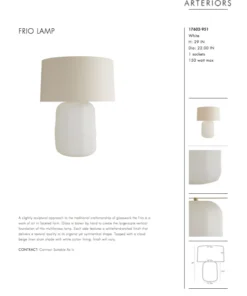 Arteriors Home New Arrivals Frio Lamp 21 Arteriors Home New Arrivals Frio Lamp