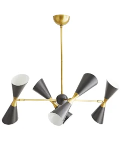 Arteriors Home New Arrivals Fuentes Chandelier Black