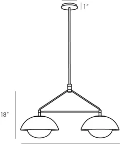 Arteriors Home New Arrivals Glaze Linear Pendant