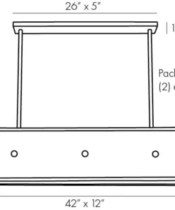 Arteriors Home New Arrivals Glendale Linear Chandelier