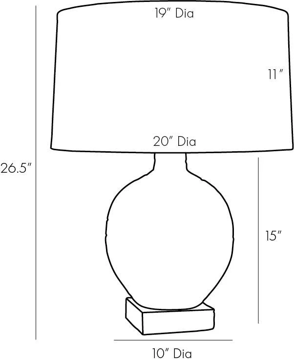 Arteriors Home New Arrivals Glister Lamp