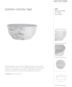 Arteriors Home Godwin Cocktail Table