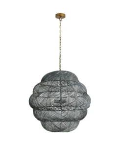 Arteriors Home Gwen Pendant Dark Gray 15 Arteriors Home Gwen Pendant Dark Gray