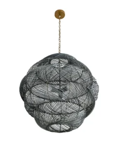 Arteriors Home Gwen Pendant Dark Gray 17 Arteriors Home Gwen Pendant Dark Gray