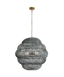 Arteriors Home Gwen Pendant Dark Gray 16 Arteriors Home Gwen Pendant Dark Gray