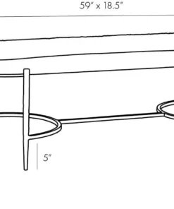 Arteriors Home Hanson Bench Chaplin