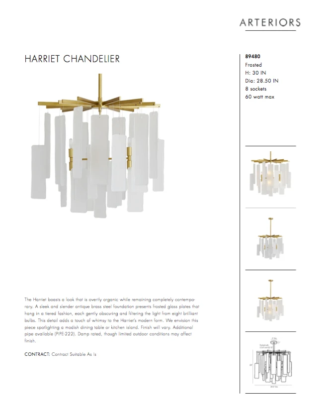 Arteriors Home New Arrivals Harriet Chandelier 15 Arteriors Home New Arrivals Harriet Chandelier