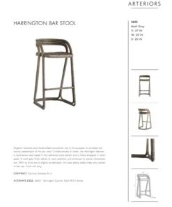 Arteriors Home Harrington Bar Stool New Arrivals