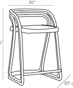 Arteriors Home Harrington Counter Stool 18 Arteriors Home Harrington Counter Stool