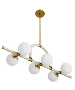 Arteriors Home Harrison Linear Chandelier Antique Brass New Arrivals