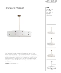 Arteriors Home Hocklee Chandelier 23 Arteriors Home Hocklee Chandelier