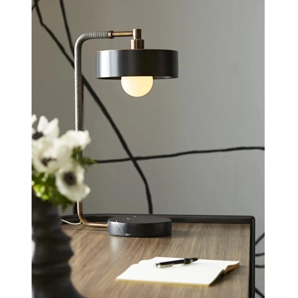 Arteriors Home New Arrivals Aaron Lamp Black Marble 6 Arteriors Home New Arrivals Aaron Lamp Black Marble