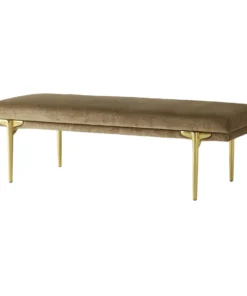 Arteriors Home Andrea Rectangular Bench Harvest Velvet
