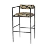 Arteriors Home Barbana Bar Stool Ocelot Embroidery