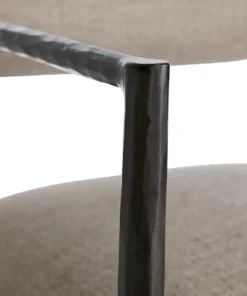 Arteriors Home Barbana Bar Stool Pewter Texture