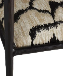 Arteriors Home New Arrivals Barbana Chair Ocelot Embroidery