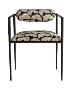 Arteriors Home New Arrivals Barbana Chair Ocelot Embroidery