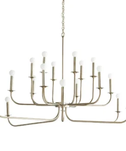 Arteriors Home New Arrivals Breck Large Chandelier Antique Silver