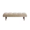Arteriors Home Christophe Bench Almond Chenille 1 Arteriors Home Christophe Bench Almond Chenille