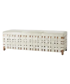 Arteriors Home Elis Bench White New Arrivals