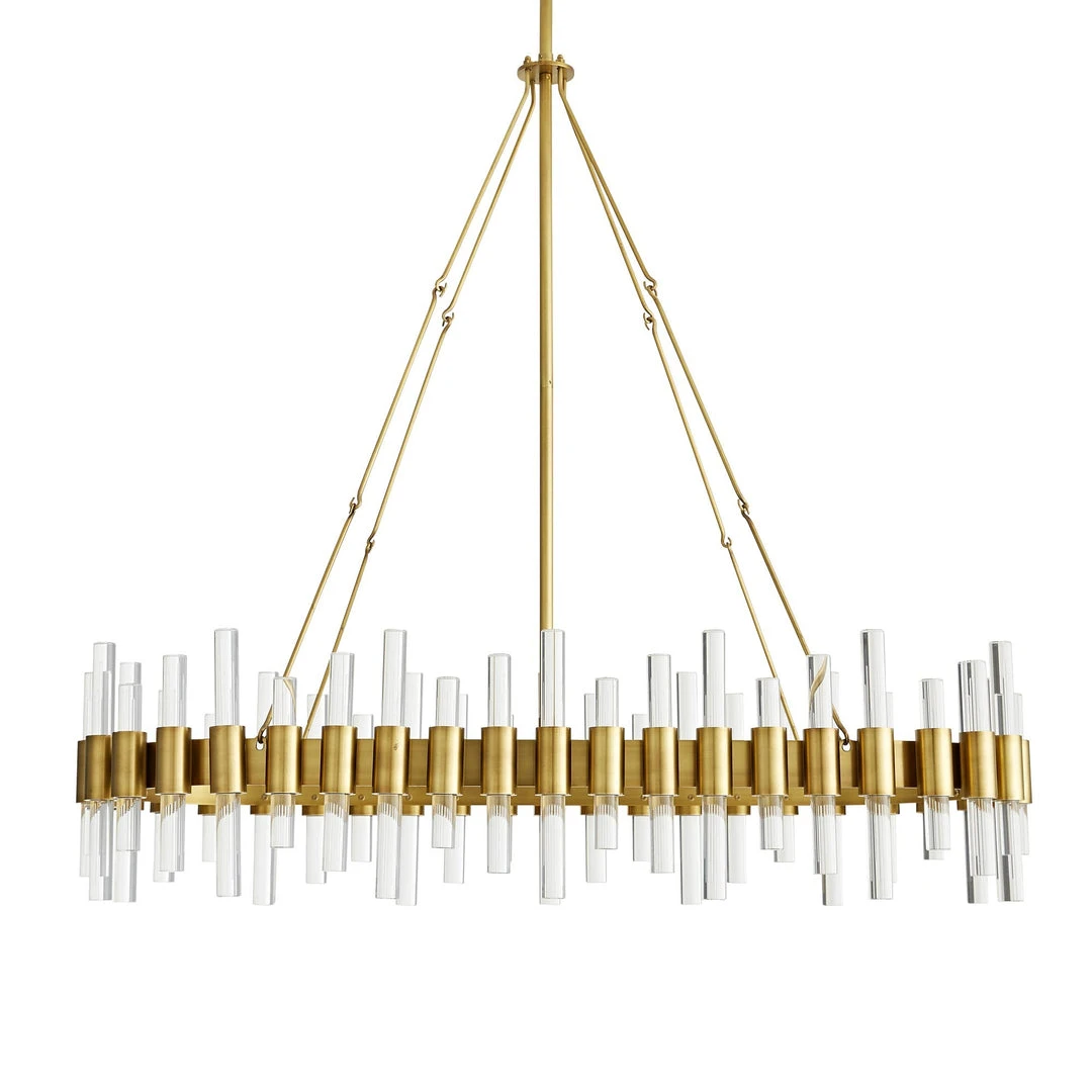 Arteriors Home Haskell Oval Chandelier 3 Arteriors Home Haskell Oval Chandelier