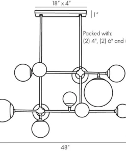 Arteriors Home New Arrivals Hilliard Chandelier