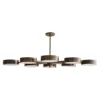 Arteriors Home New Arrivals Linus Starburst Chandelier Heritage Brass