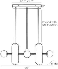 Arteriors Home Maradona Pendant 21 Arteriors Home Maradona Pendant
