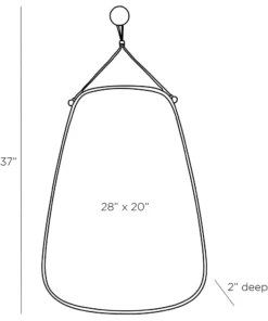 Arteriors Home New Arrivals Norissa Mirror