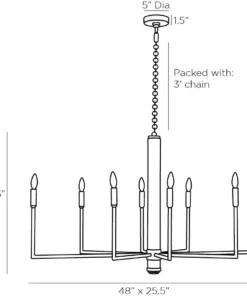 Arteriors Home Orlando Chandelier New Arrivals
