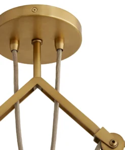 Arteriors Home Pantograph Pendant Antique Brass 26 Arteriors Home Pantograph Pendant Antique Brass